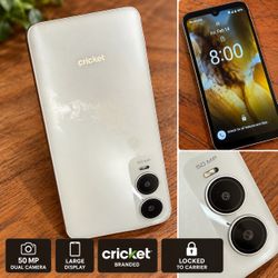 Cricket Smartphone 50MP Camera – Powers On – Locked