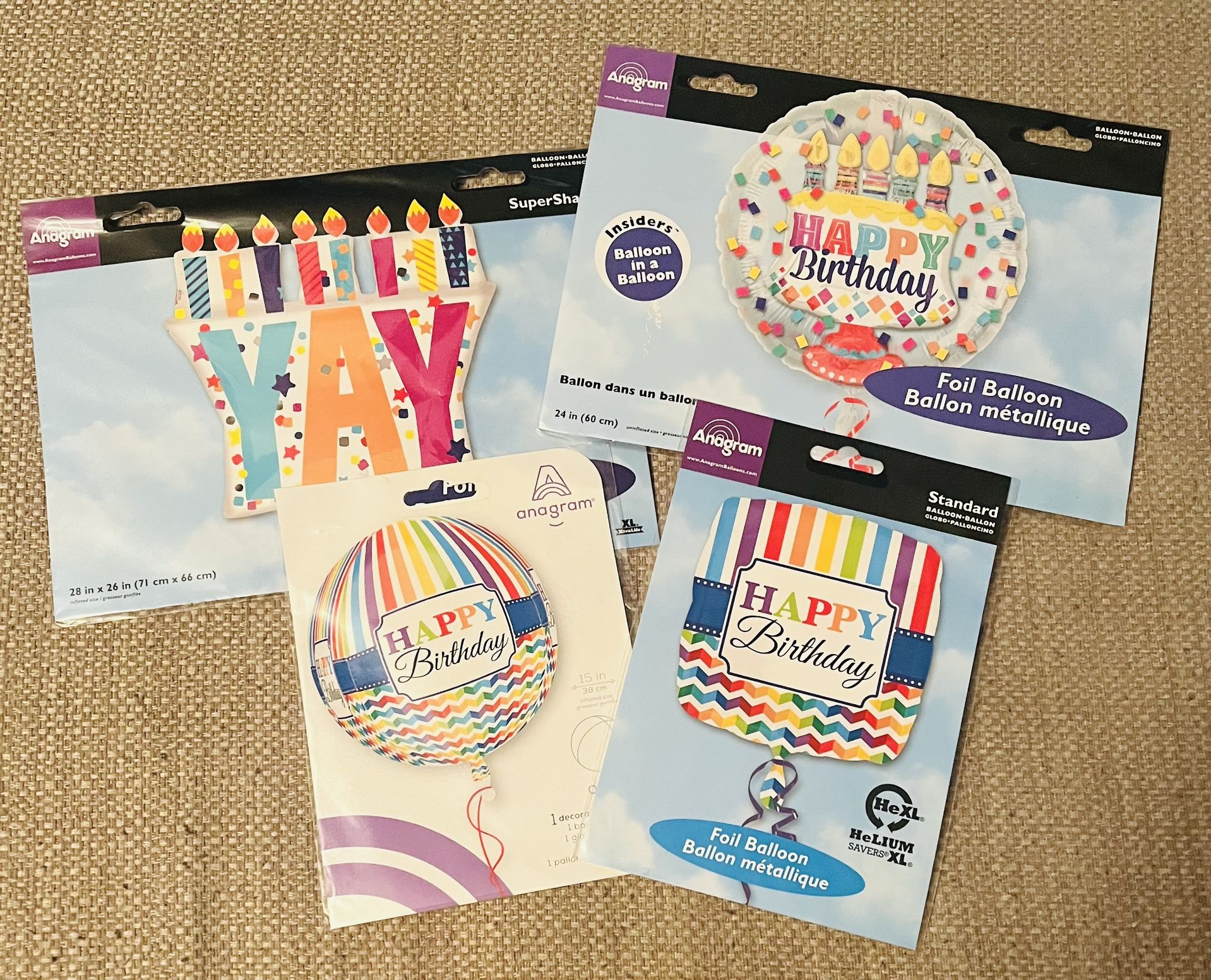 Happy Birthday Speciality Balloons