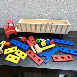 Melissa And Doug Big Rig Building Truck 