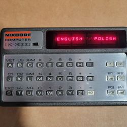 VINTAGE NIXDORF COMPUTER LK-3000 English-Polish https://offerup.com/redirect/?o=VHJhbnNsYXRvci5Obw== Charger. 