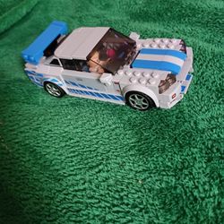 Pre built Lego Nissan Fast N Furious Set
