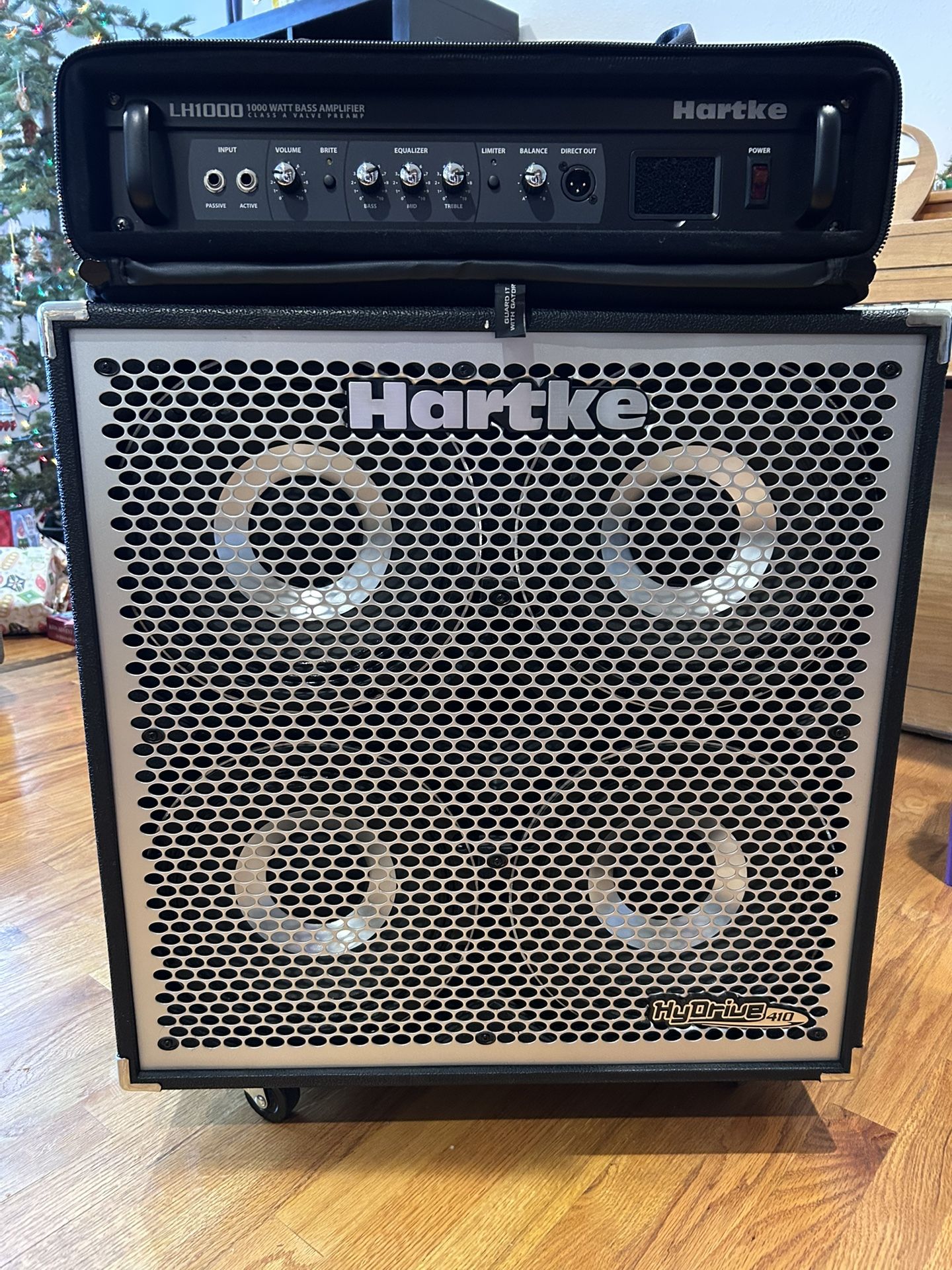 Hartke LH1000 and HD410 Amp/cab Duo