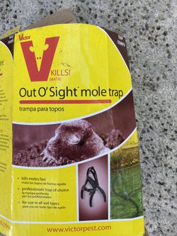 Out of sight Mole Trap