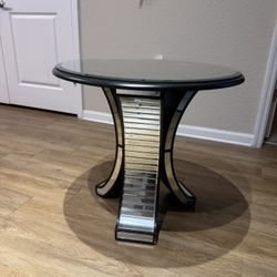 Mirror Top Side Table