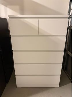 IKEA Malm 6 Drawer Dresser