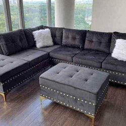Warehouse sectional sofa sale- limited supply- 0 interest Finance available. 