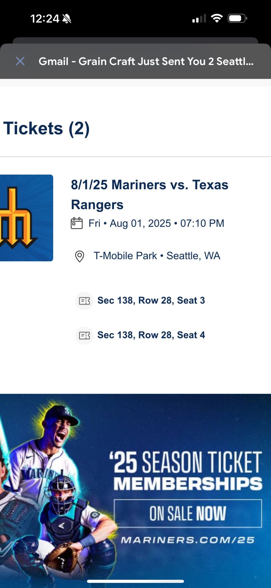 Mariners Vs Texans