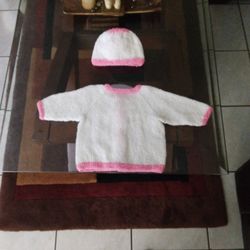 Baby Hand Sown Jacket And Hood