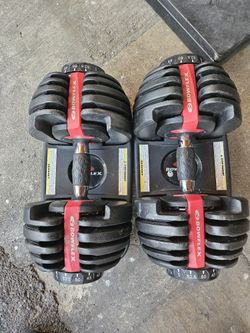 Bowflex Dumbbells 52.5 Lbs Each 