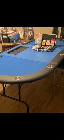 Used poker table