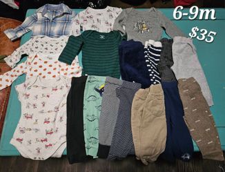 Baby boy 6-9m clothes