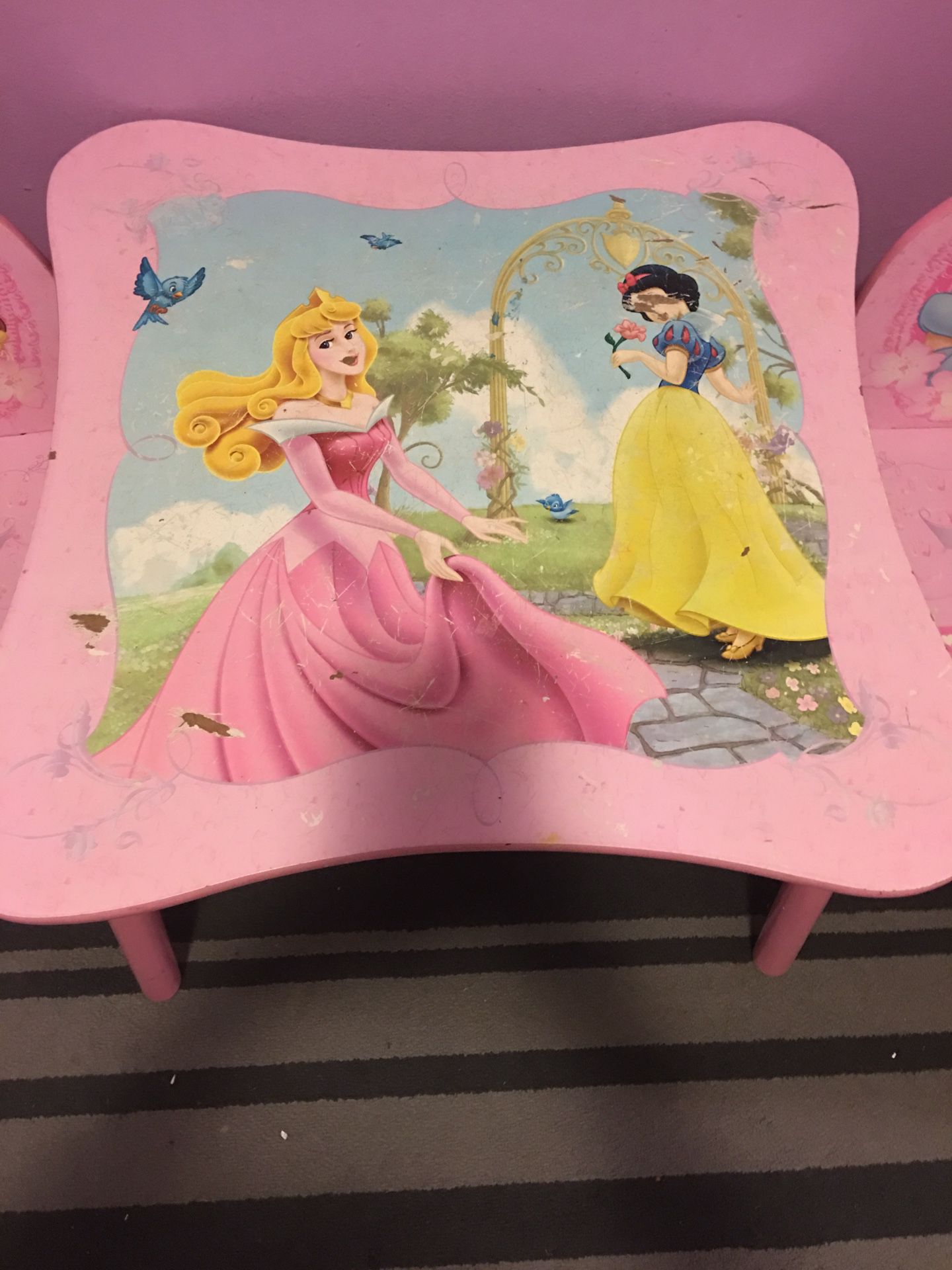 Disney Princess table and chair set kids and children