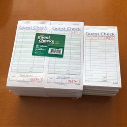 31 Books Guest Checks