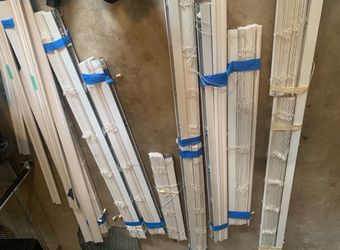 Blinds For Windows + Trims. No Mounting Brackets