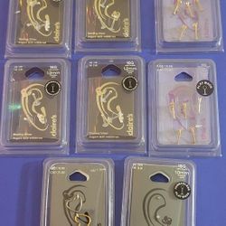 Nose & Ear Earrings From Claire's . Titanium & Sterling Silver. 925