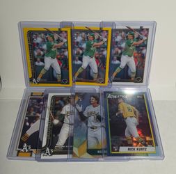 Topps Nick Kurtz Rookie lot w parallels