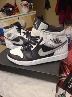 Jordan 1 mid white shadow grey