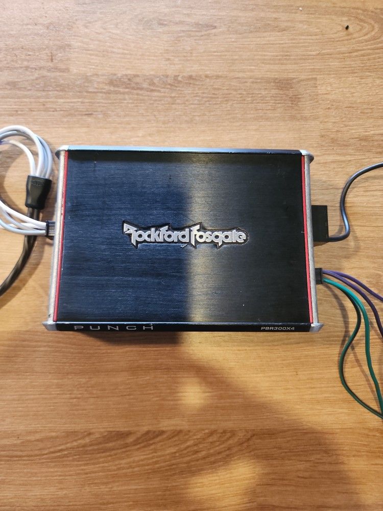 Rockford Fosgate PBR300X4 Punch 4 Channel Car Amplifier

