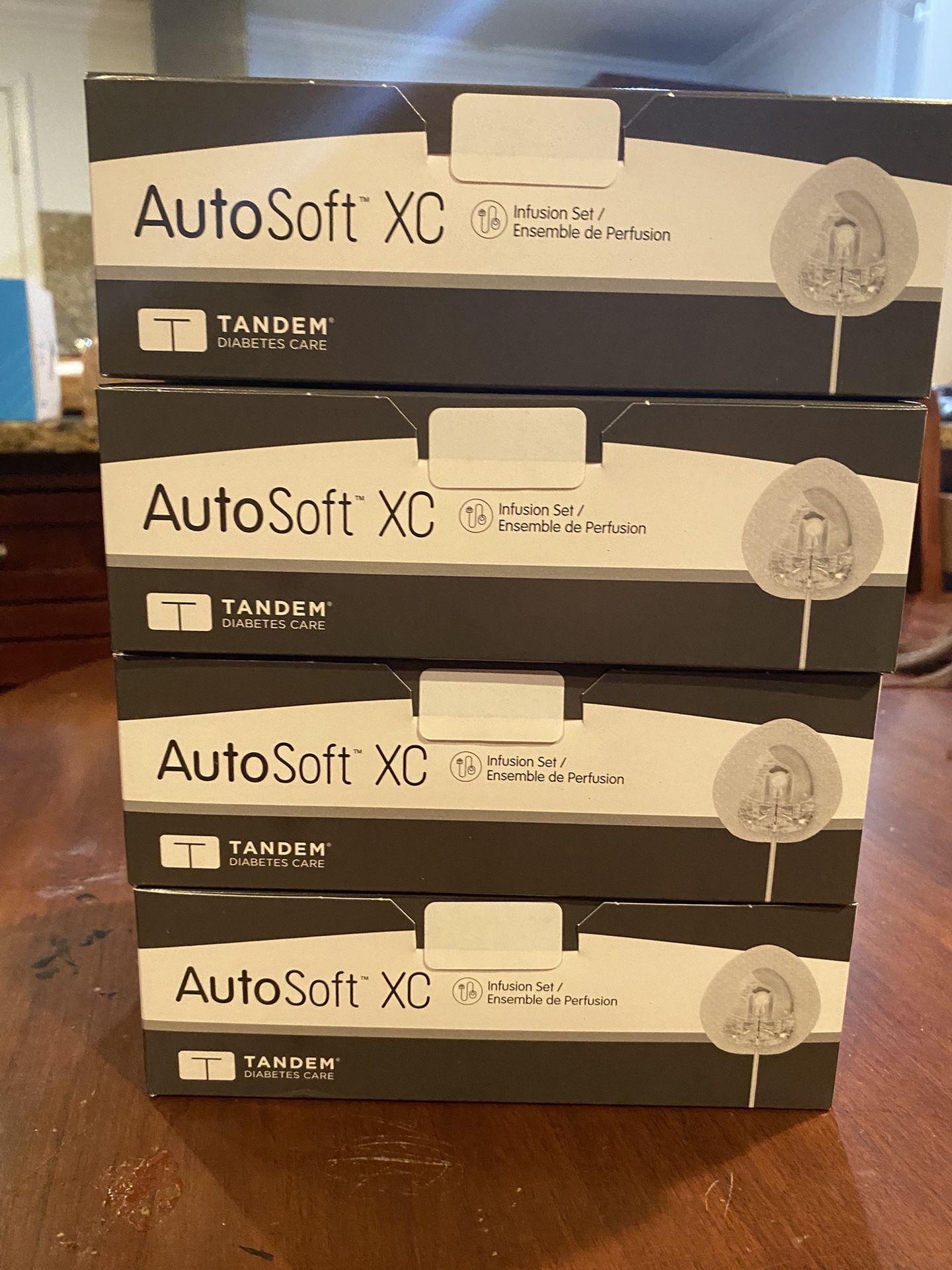 LOT OF 4 BOXES: T:SLIM X2 AUTOSOFT XC INFUSION SET (10/BOX) NEW EXP 9/24