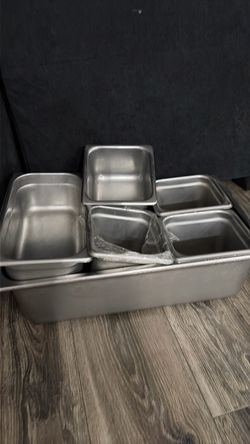 Stainless steel containers