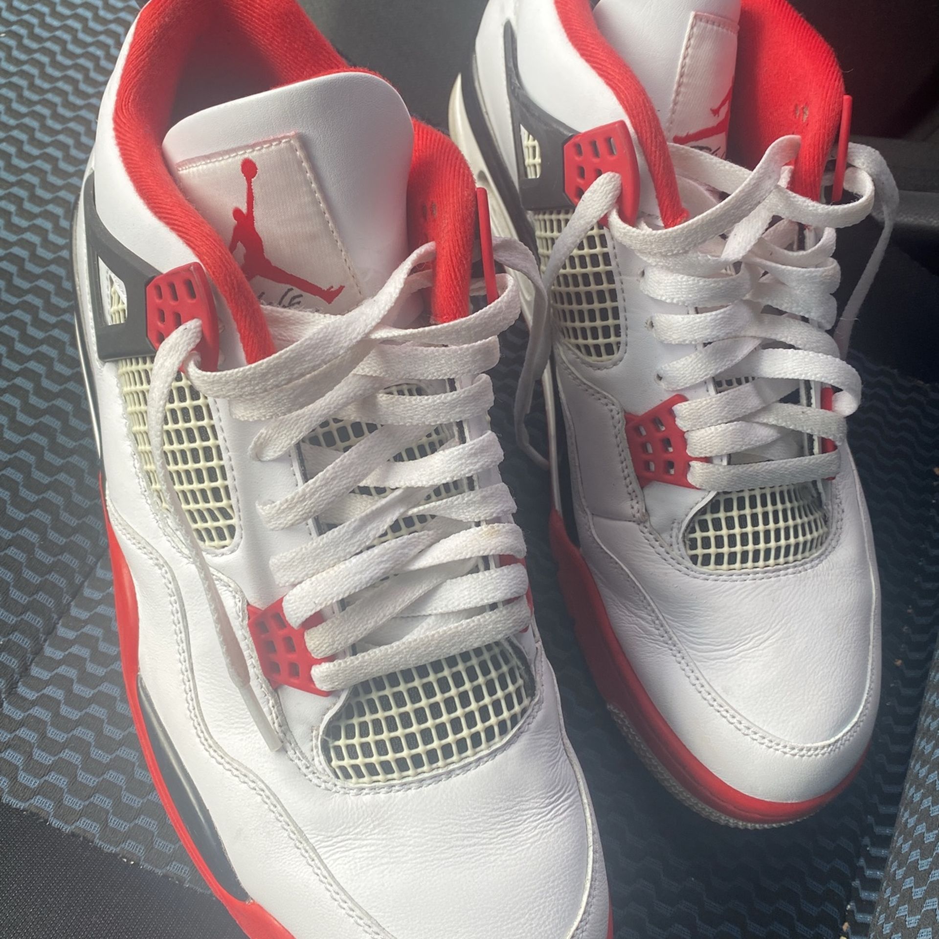 Fire Red Jordan 4s