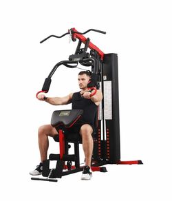 Fitvids LX750 Home Gym System Workout Station with 330 Lbs