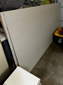 Three 1/2 inch drywall panels
