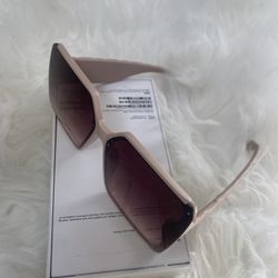 Pink Block Sunglasses