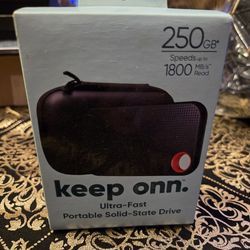 onn Ultra-Fast Portable Solid-State Drive 250GB SSD