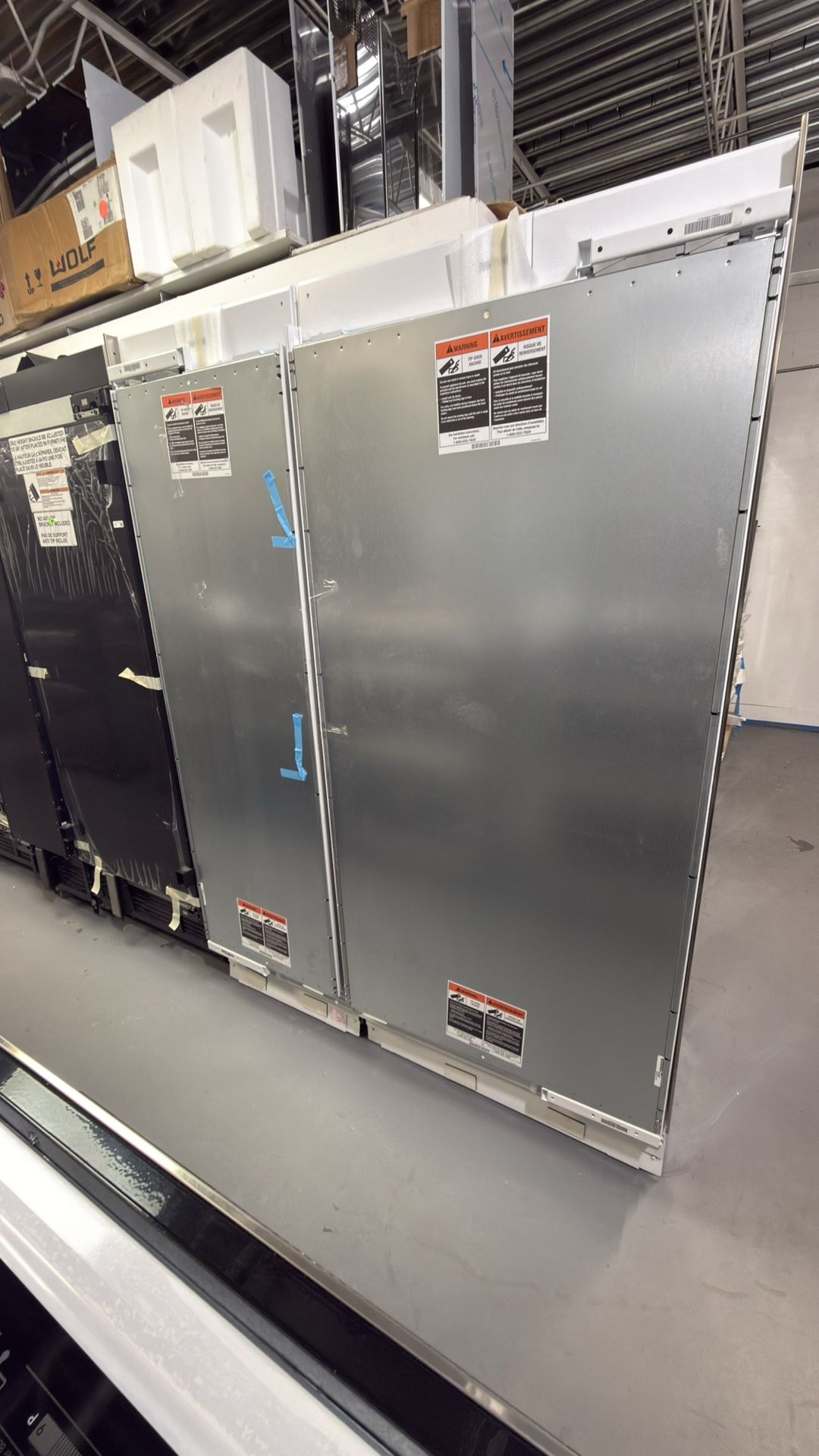 Brand New β
 Luxury Sub-Zero Columns π₯ 24β Freezer (DBC2450FI/L) + 36β Refrigerator (DEC3650RID/R)