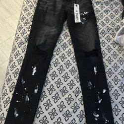 Black Purple Jean