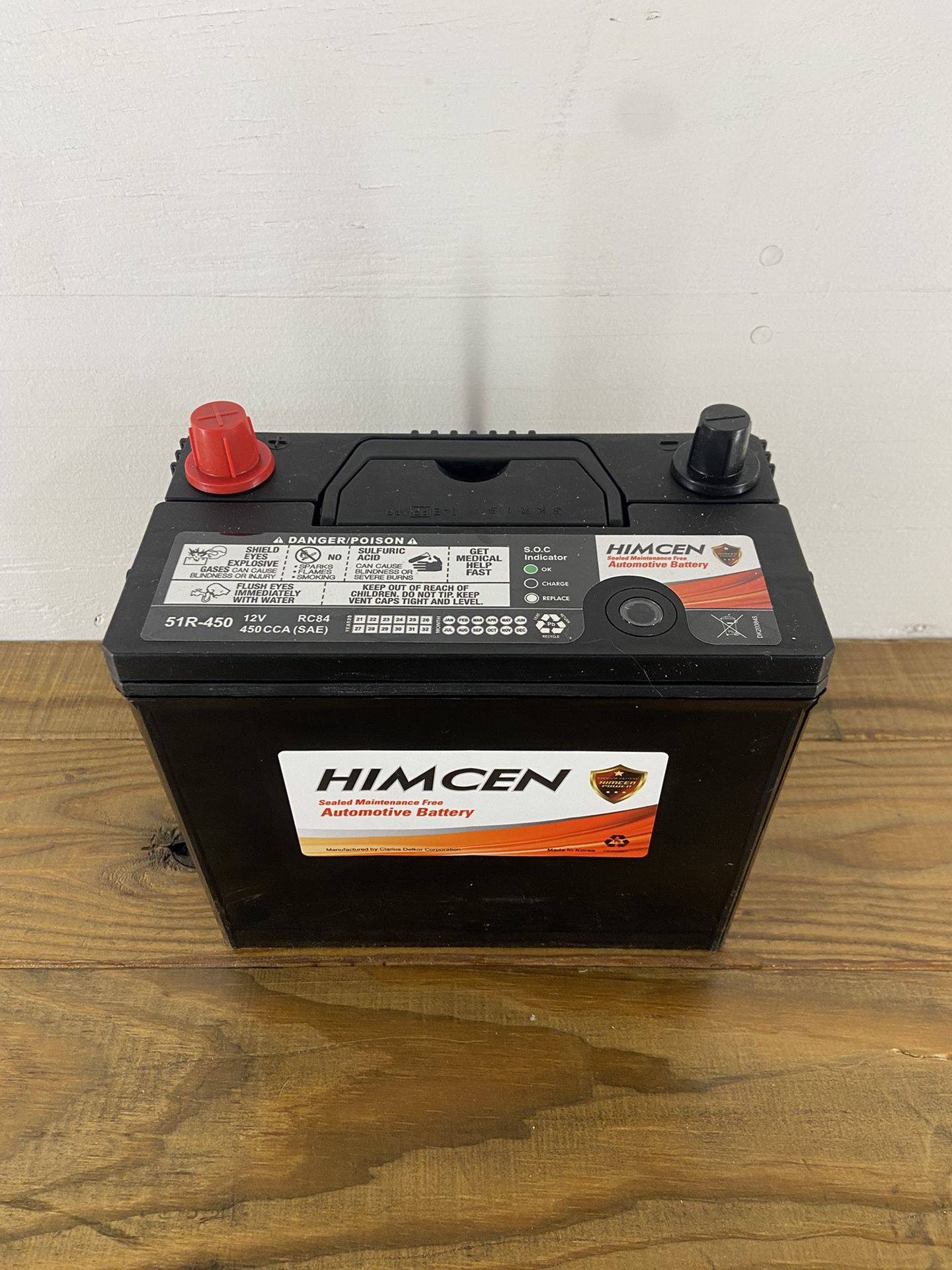 New Car Battery Group Size 51R - $120