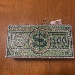 Blinged Out Crystal Clutch 