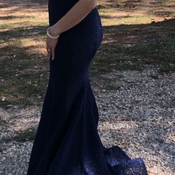 Formal Navy Blue Dress