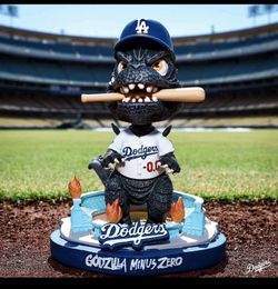 NEW 2026 Los Angeles Dodgers Godzilla Minus Zero Night Bobblehead SGA 9/24/26