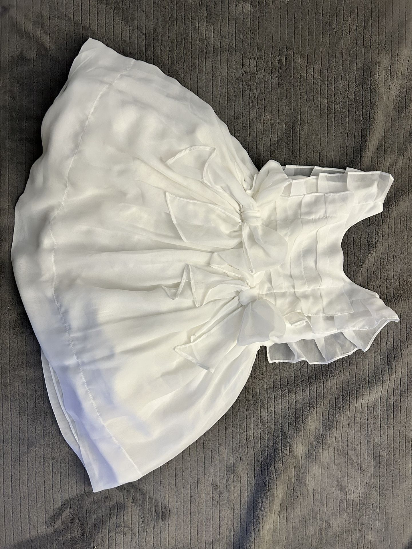 Girls flower Girl Dress White Size 4