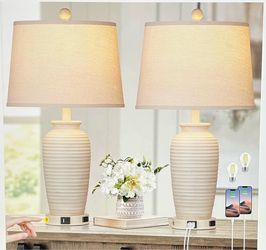 CINSARY 24.3” Touch Control Table Lamps