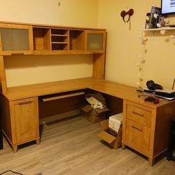 Large Desk, Light Brown