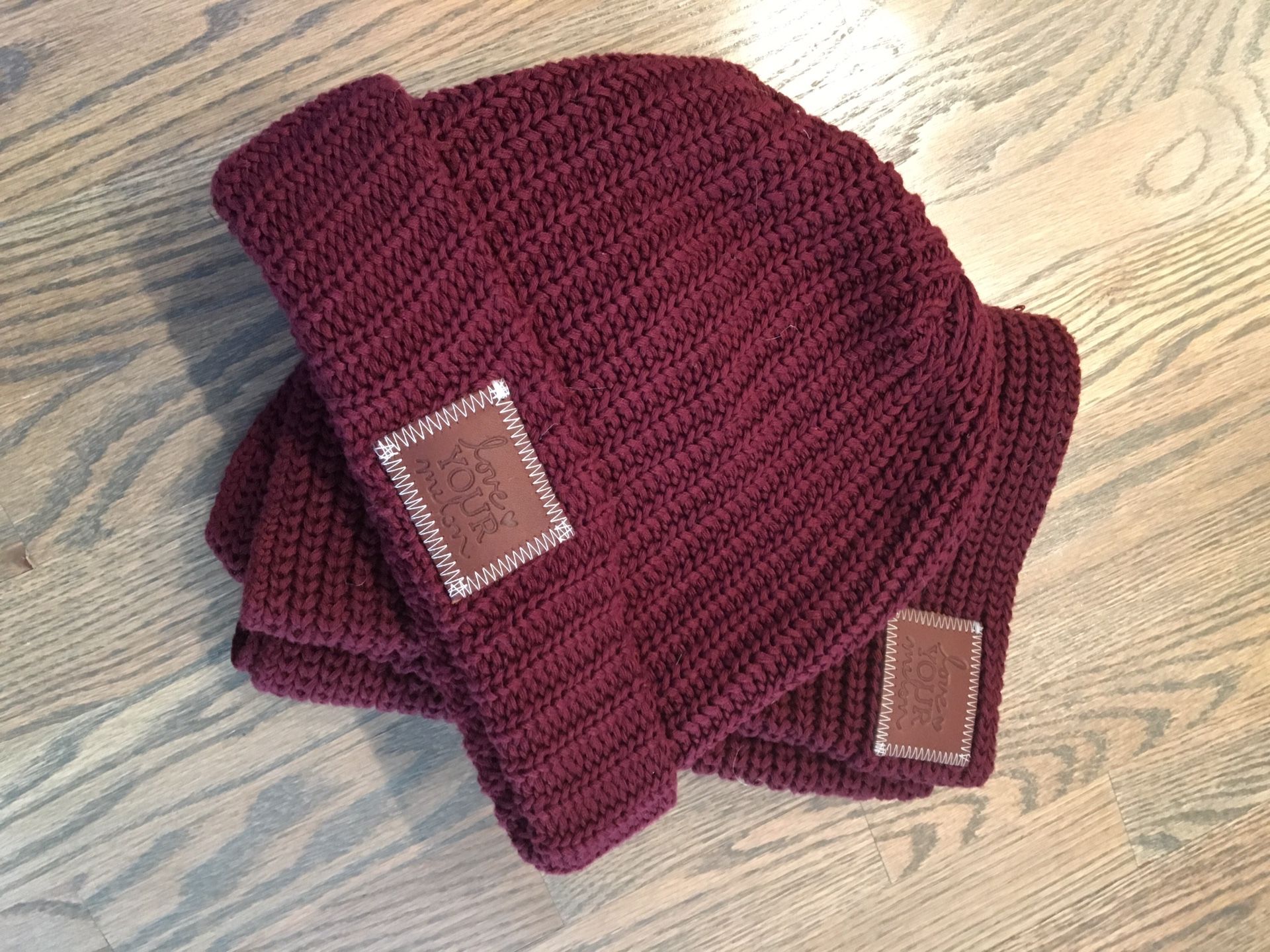 Love Your Melon Scarf and Beanie Set