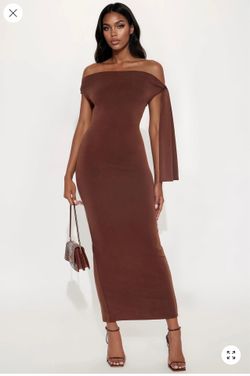 Brown dress