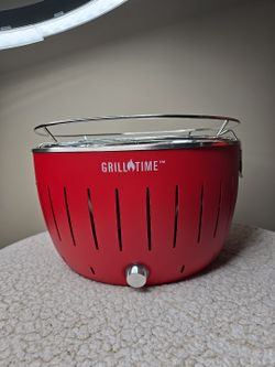 Grill Time Tailgater GT Red 124 Sq. In. Charcoal Portable Grill UPG-R-13 Grill