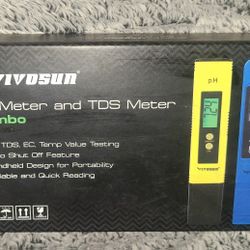 VIVIDSUN PH Meter and TDS Meter Combo