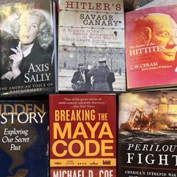 16 Books - History, Historical Novels And Other History Books