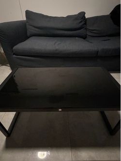 Black Glass Coffee Table