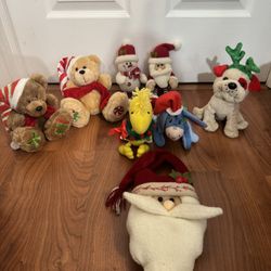 Christmas Stuffed Animals Decor Decorations