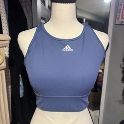 NWOT blue padded sports bra