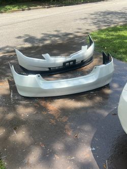 2007 Honda Accord Front And Back Bumper Cover With Splitter 