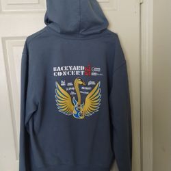 2025 Backyard Concert Who Eddie Vedder Def Leppard Cheap Trick Sweatshirt Medium. 