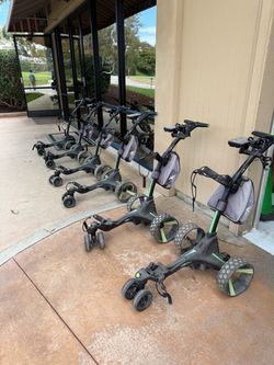 MGI Zip X5 Electric Golf Caddies with Coolers