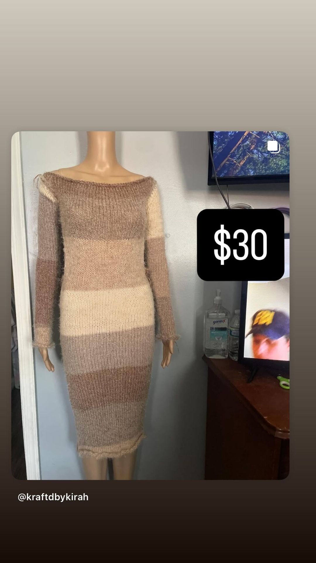 Knitted dress
